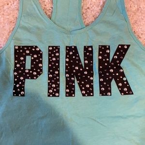 VS Pink Seafoam/Teal tank
